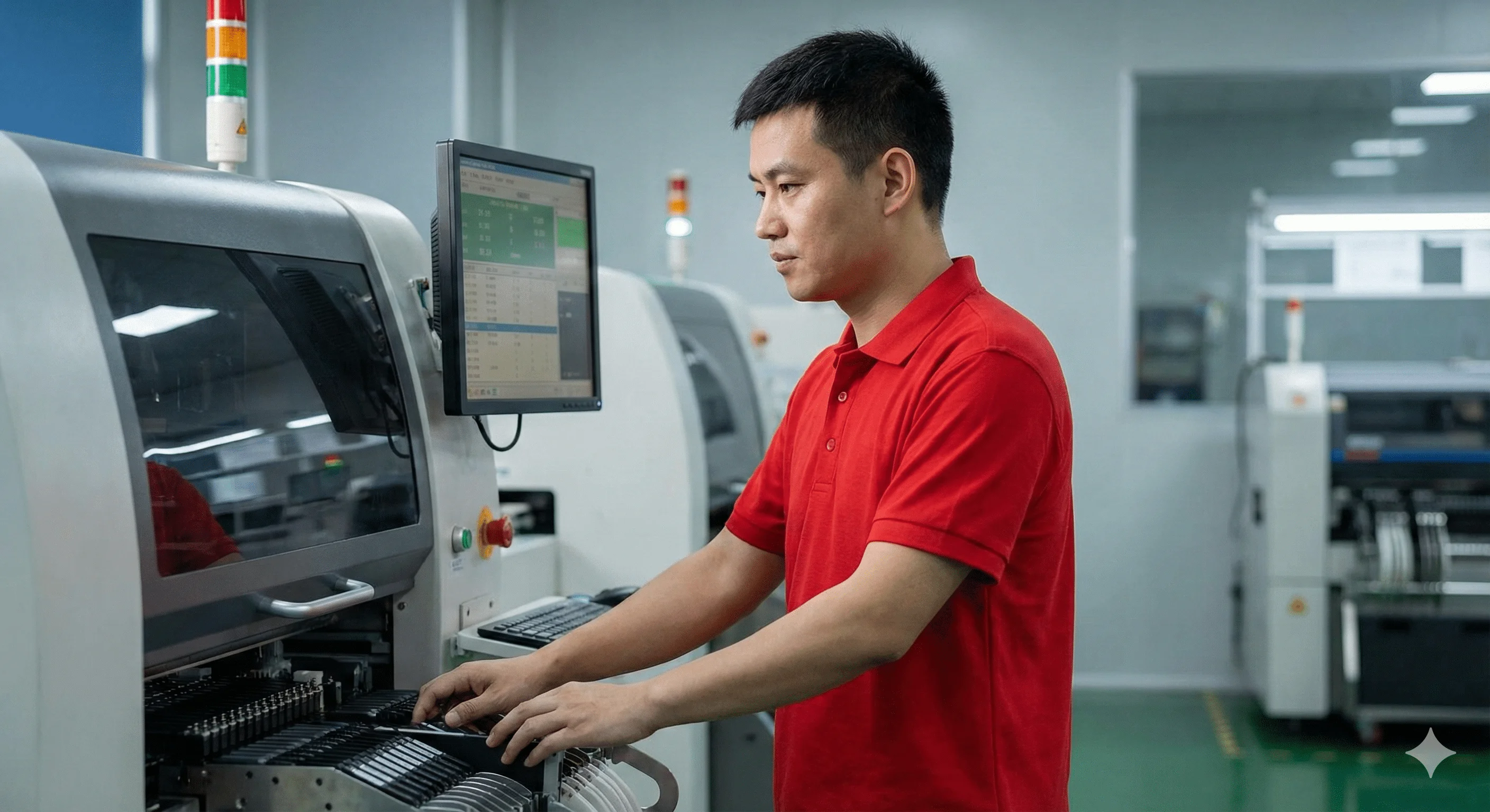 SMT production line at GateRemoteSource factory