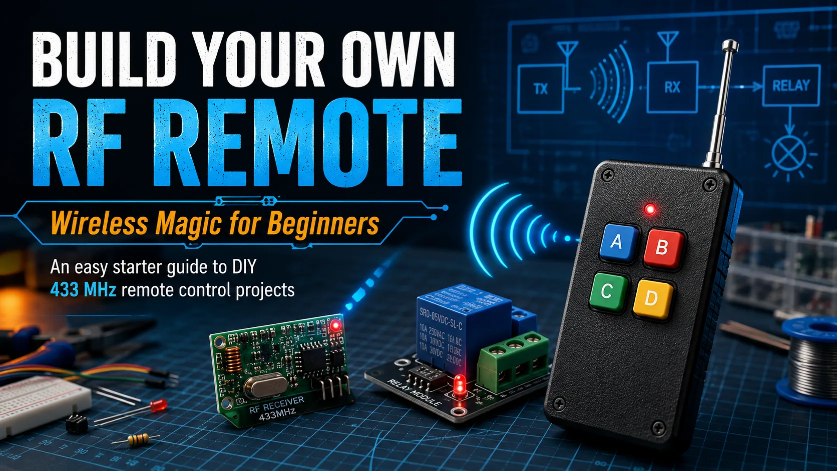 Build Your Own RF Remote Control: A Beginner's Guide to Wireless Magic