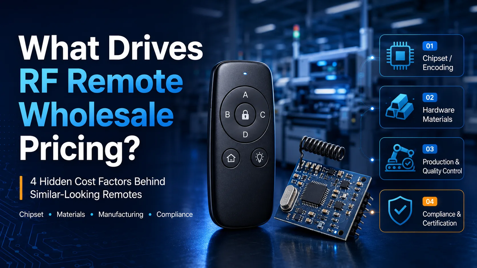 What Is Really Behind the Wholesale Price of an RF Remote?