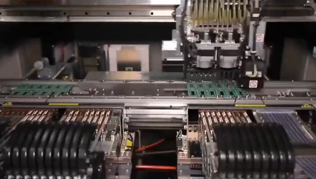 Circuit-board assembly machine with component feeders